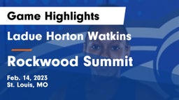 Ladue Horton Watkins  vs Rockwood Summit  Game Highlights - Feb. 14, 2023