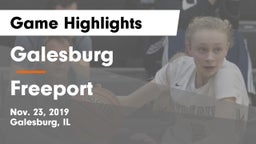Galesburg  vs Freeport  Game Highlights - Nov. 23, 2019