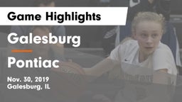 Galesburg  vs Pontiac  Game Highlights - Nov. 30, 2019