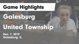 Galesburg  vs United Township Game Highlights - Dec. 7, 2019