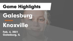 Galesburg  vs Knoxville  Game Highlights - Feb. 6, 2021