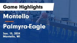 Montello  vs Palmyra-Eagle  Game Highlights - Jan. 15, 2024