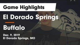 El Dorado Springs  vs Buffalo  Game Highlights - Dec. 9, 2019