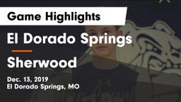El Dorado Springs  vs Sherwood  Game Highlights - Dec. 13, 2019