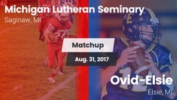 Matchup: Michigan Lutheran vs. Ovid-Elsie  2017