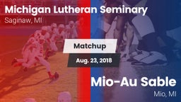 Matchup: Michigan Lutheran vs. Mio-Au Sable  2018