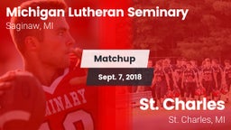 Matchup: Michigan Lutheran vs. St. Charles  2018