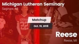 Matchup: Michigan Lutheran vs. Reese  2018