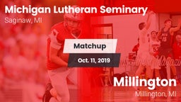 Matchup: Michigan Lutheran vs. Millington  2019