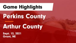 Perkins County  vs Arthur County  Game Highlights - Sept. 13, 2021