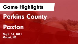 Perkins County  vs Paxton  Game Highlights - Sept. 16, 2021