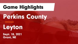Perkins County  vs Leyton  Game Highlights - Sept. 18, 2021