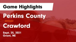 Perkins County  vs Crawford  Game Highlights - Sept. 25, 2021