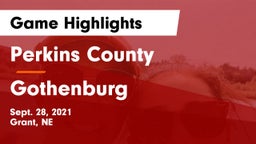 Perkins County  vs Gothenburg  Game Highlights - Sept. 28, 2021