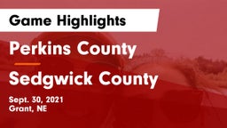 Perkins County  vs Sedgwick County  Game Highlights - Sept. 30, 2021