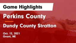 Perkins County  vs Dundy County Stratton  Game Highlights - Oct. 12, 2021
