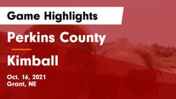 Perkins County  vs Kimball  Game Highlights - Oct. 16, 2021