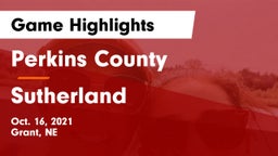 Perkins County  vs Sutherland  Game Highlights - Oct. 16, 2021