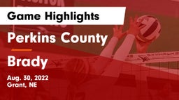 Perkins County  vs Brady  Game Highlights - Aug. 30, 2022