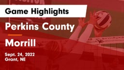 Perkins County  vs Morrill  Game Highlights - Sept. 24, 2022