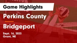 Perkins County  vs Bridgeport  Game Highlights - Sept. 16, 2023