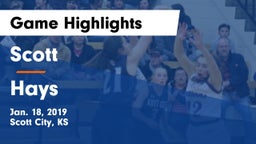 Scott  vs Hays  Game Highlights - Jan. 18, 2019