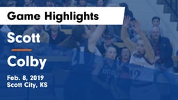 Scott  vs Colby  Game Highlights - Feb. 8, 2019