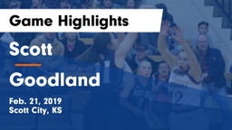 Scott  vs Goodland  Game Highlights - Feb. 21, 2019