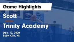 Scott  vs Trinity Academy  Game Highlights - Dec. 12, 2020