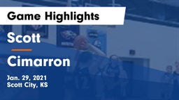 Scott  vs Cimarron  Game Highlights - Jan. 29, 2021