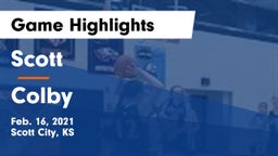 Scott  vs Colby  Game Highlights - Feb. 16, 2021