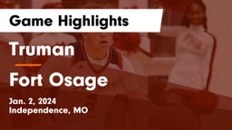 Truman  vs Fort Osage  Game Highlights - Jan. 2, 2024