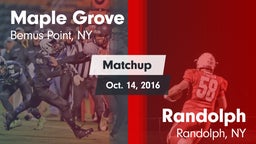 Matchup: Maple Grove vs. Randolph  2016