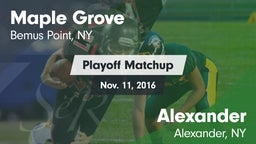 Matchup: Maple Grove vs. Alexander  2016