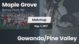 Matchup: Maple Grove vs. Gowanda/Pine Valley  2017