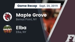 Recap: Maple Grove  vs. Elba  2019