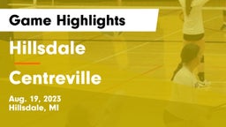 Hillsdale  vs Centreville  Game Highlights - Aug. 19, 2023