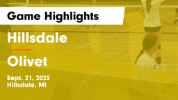 Hillsdale  vs Olivet  Game Highlights - Sept. 21, 2023