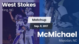 Matchup: West Stokes High vs. McMichael  2017