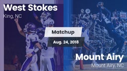 Matchup: West Stokes High vs. Mount Airy  2018