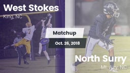 Matchup: West Stokes High vs. North Surry  2018