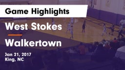 West Stokes  vs Walkertown  Game Highlights - Jan 21, 2017