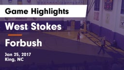 West Stokes  vs Forbush  Game Highlights - Jan 25, 2017