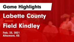 Labette County  vs Field Kindley  Game Highlights - Feb. 23, 2021