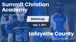 Matchup: Summit Christian vs. Lafayette County  2017