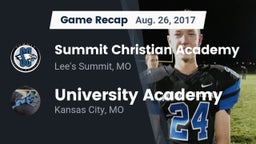 Recap: Summit Christian Academy vs. University Academy 2017
