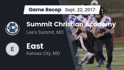 Recap: Summit Christian Academy vs. East  2017