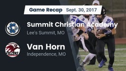 Recap: Summit Christian Academy vs. Van Horn  2017