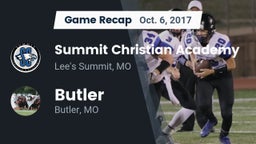 Recap: Summit Christian Academy vs. Butler  2017