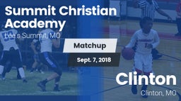 Matchup: Summit Christian vs. Clinton  2018